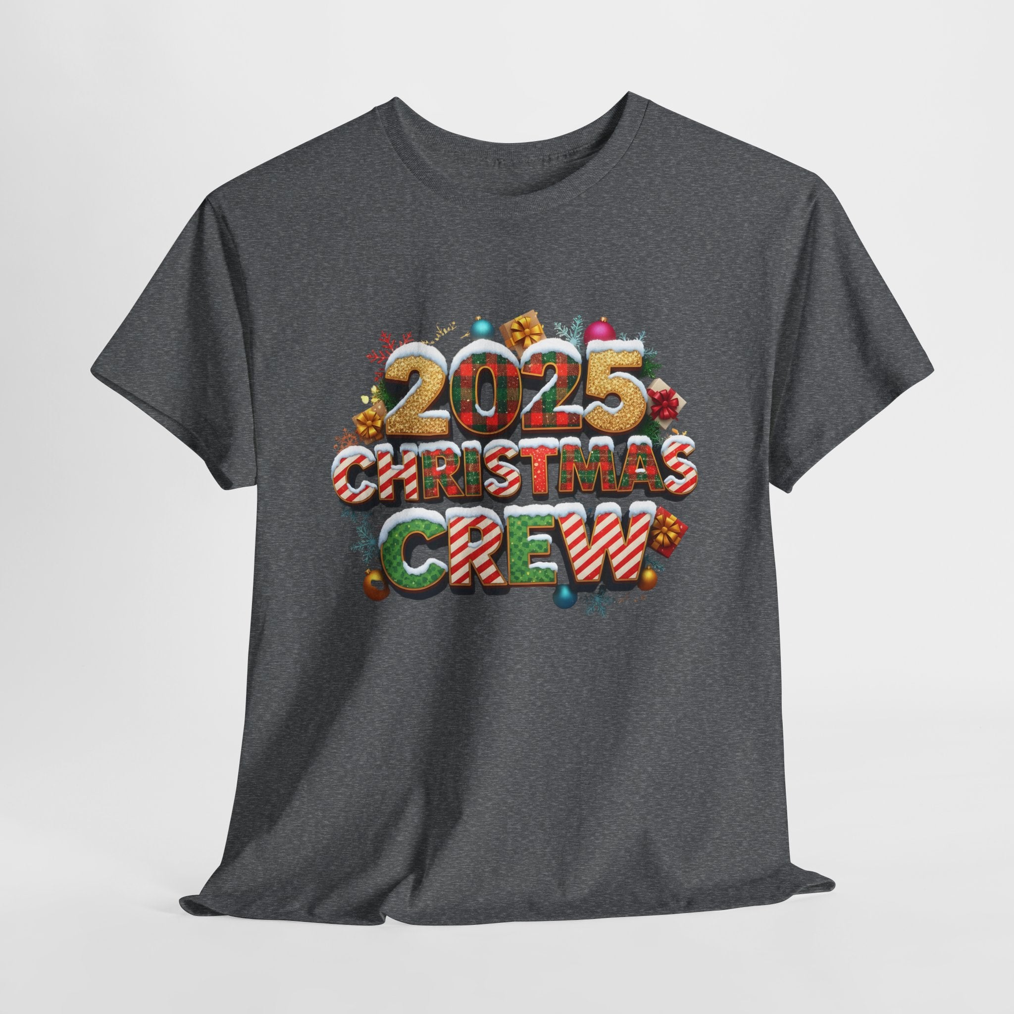2025 Christmas Crew T-Shirt - Festive Holiday Tee | Matching Family Shirts