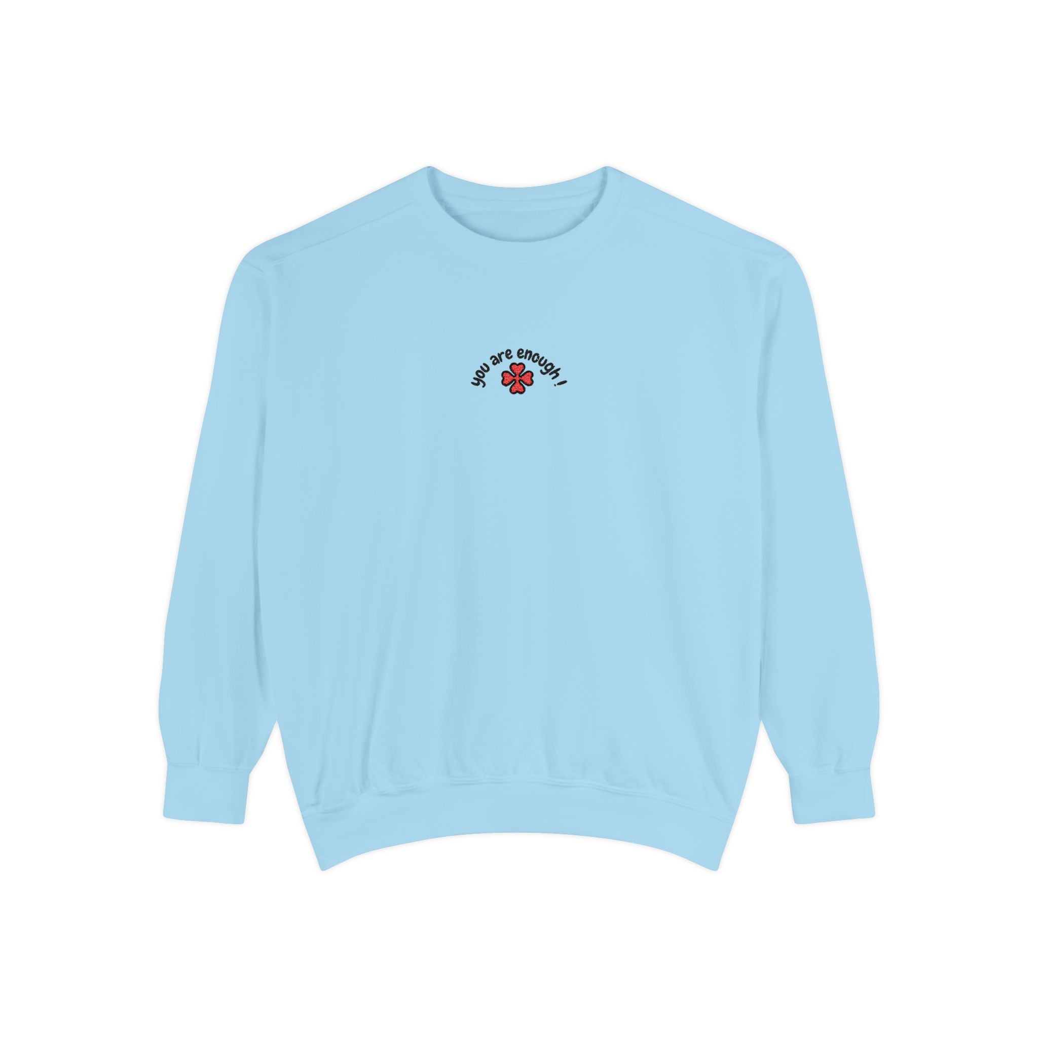 Be The Sunshine Sweatshirt - Red Rose Embroidered Crewneck | Inspirational Gift