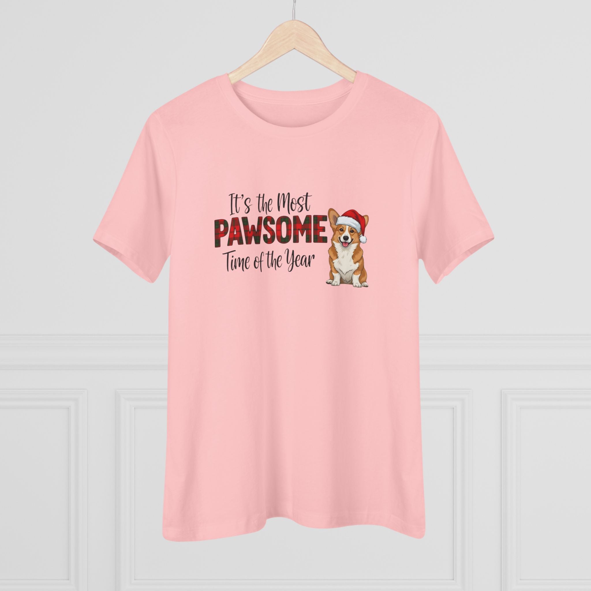 Christmas Dog T-Shirt - Pawsome Holiday Tee | Women's Festive Graphic Shirt