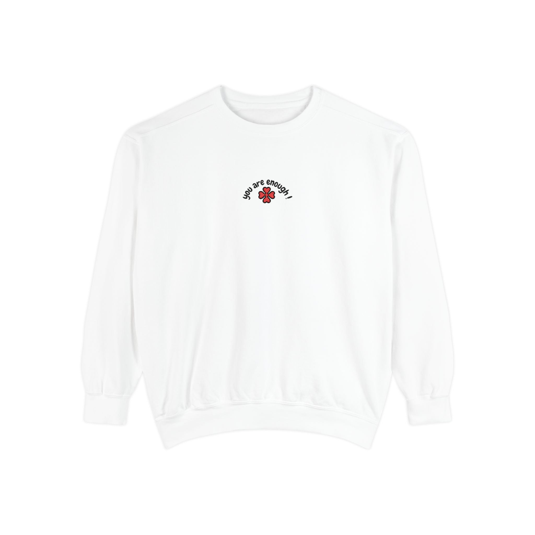 Be The Sunshine Sweatshirt - Red Rose Embroidered Crewneck | Inspirational Gift