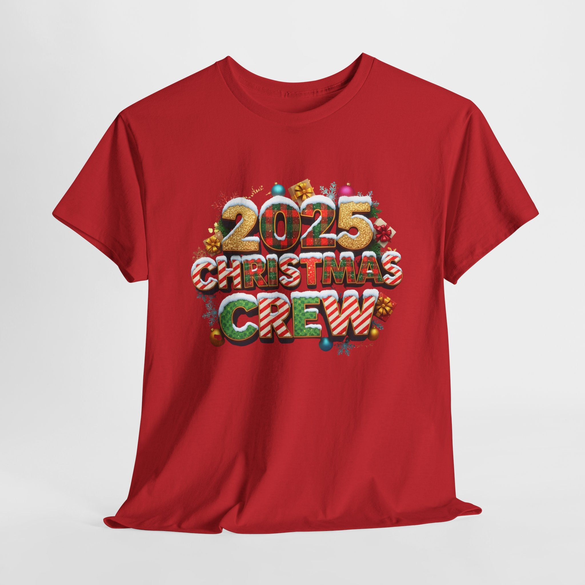 2025 Christmas Crew T-Shirt - Festive Holiday Tee | Matching Family Shirts