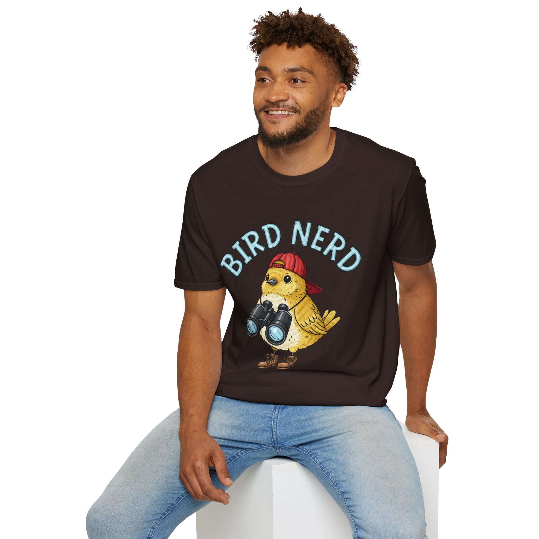 Bird Nerd T-Shirt - Cute Birdwatching Tee | Birder Gift for Nature Lovers