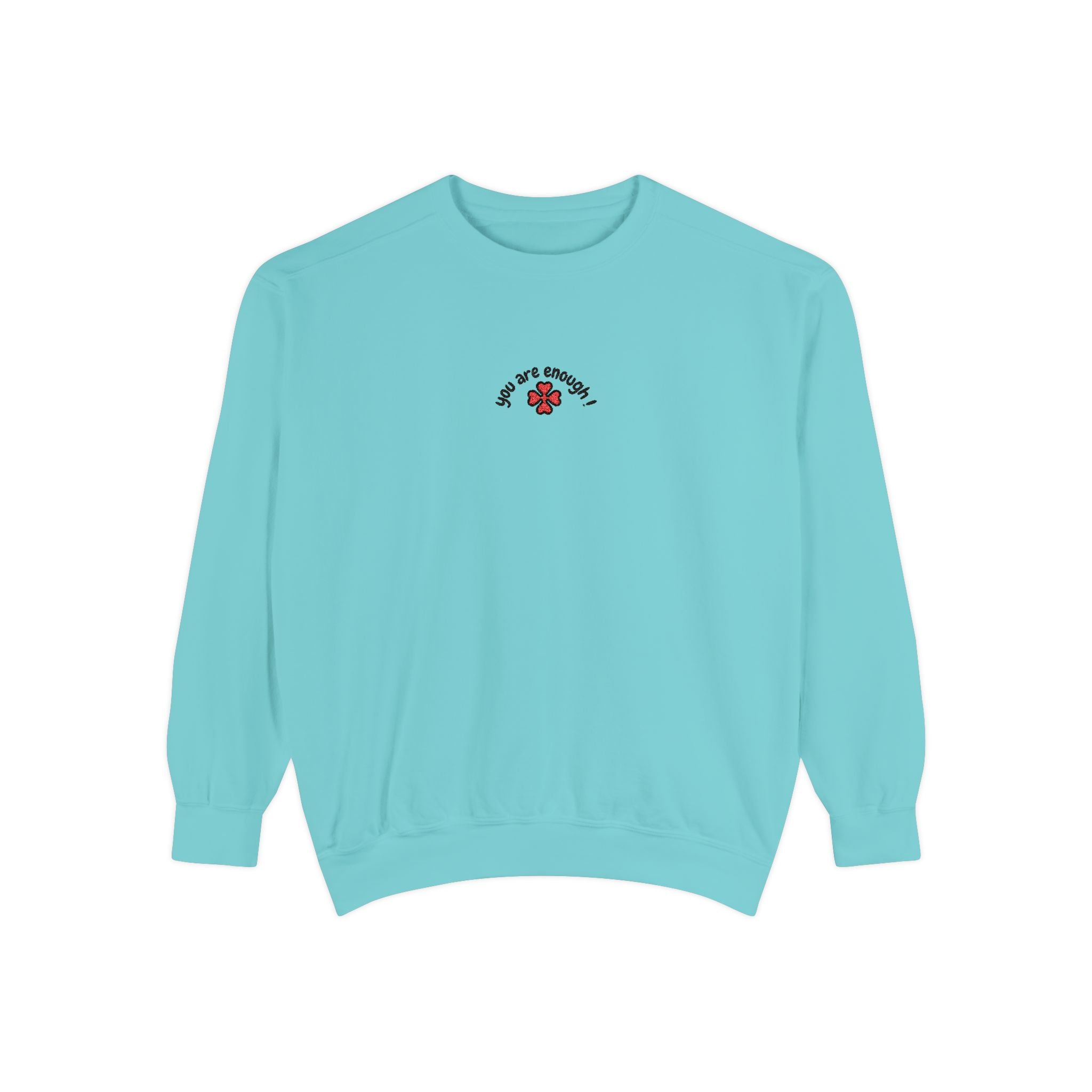 Be The Sunshine Sweatshirt - Red Rose Embroidered Crewneck | Inspirational Gift