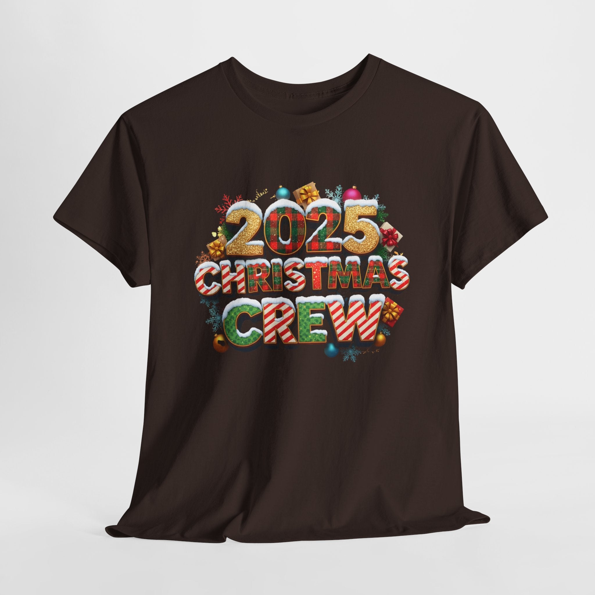 2025 Christmas Crew T-Shirt - Festive Holiday Tee | Matching Family Shirts