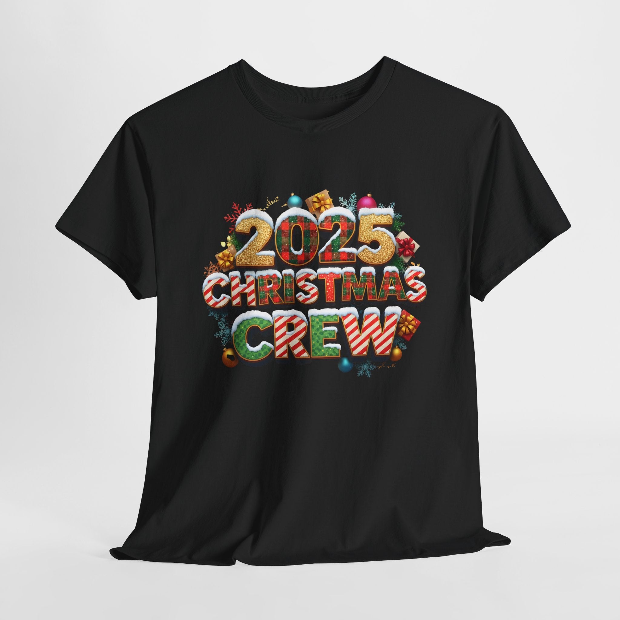 2025 Christmas Crew T-Shirt - Festive Holiday Tee | Matching Family Shirts