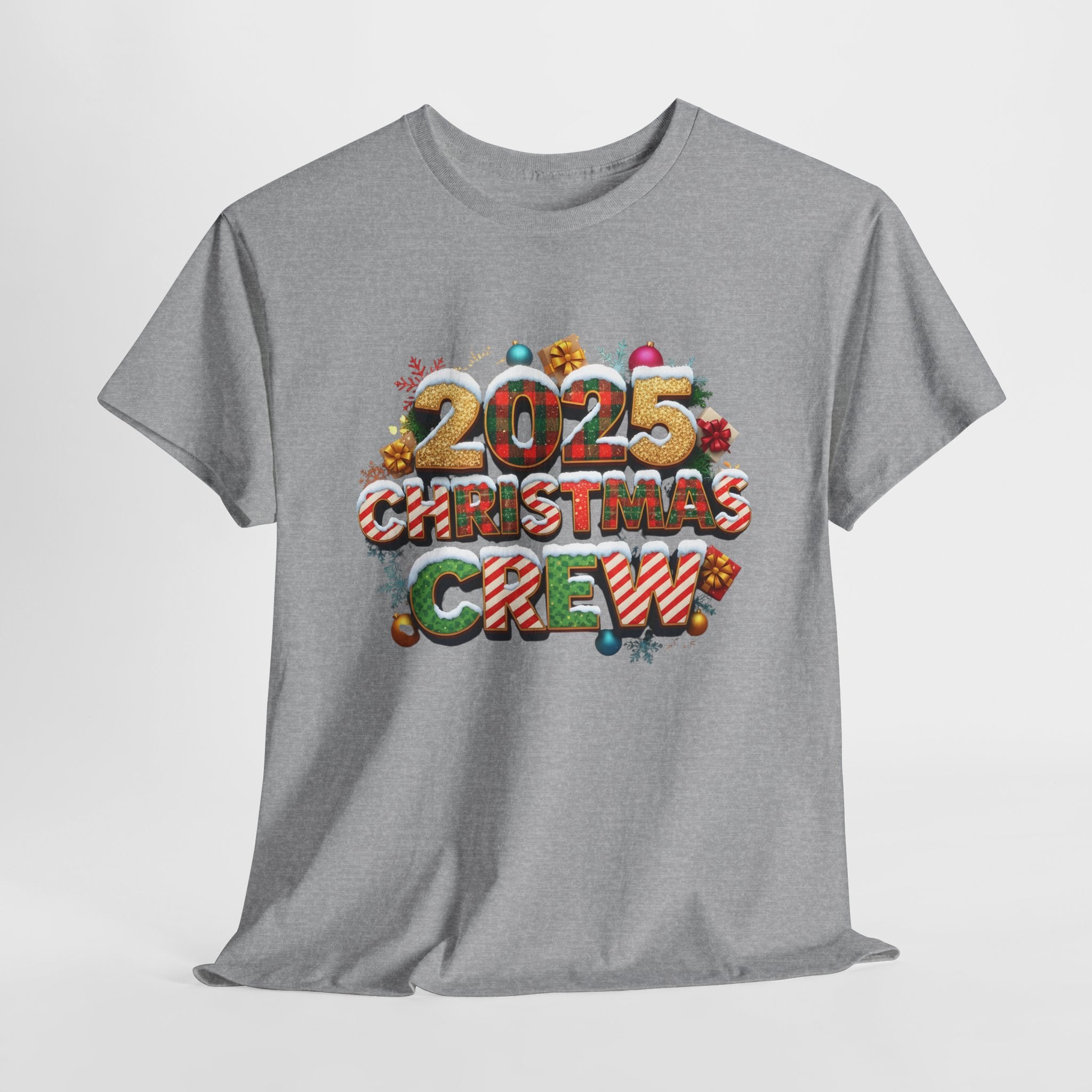 2025 Christmas Crew T-Shirt - Festive Holiday Tee | Matching Family Shirts