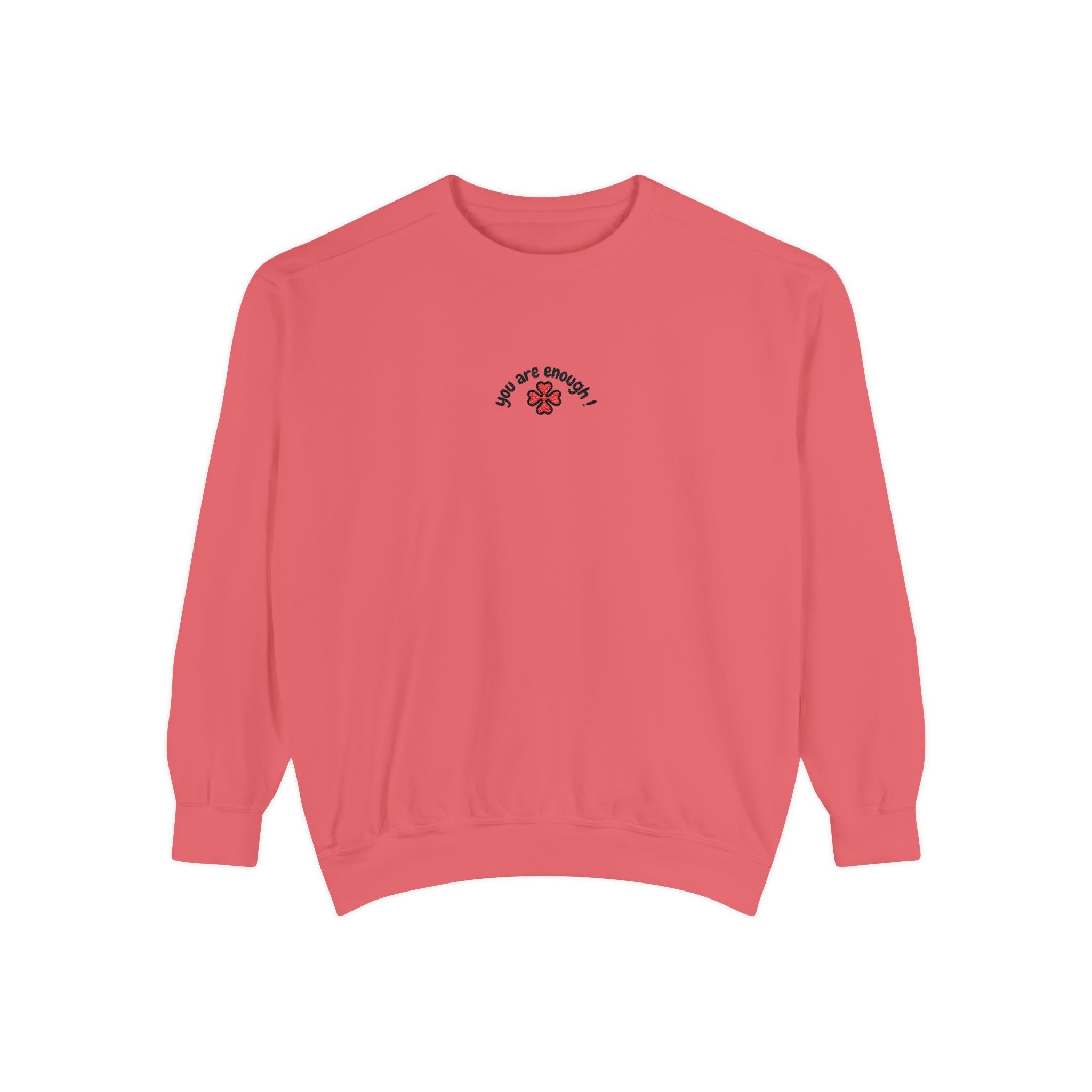 Be The Sunshine Sweatshirt - Red Rose Embroidered Crewneck | Inspirational Gift