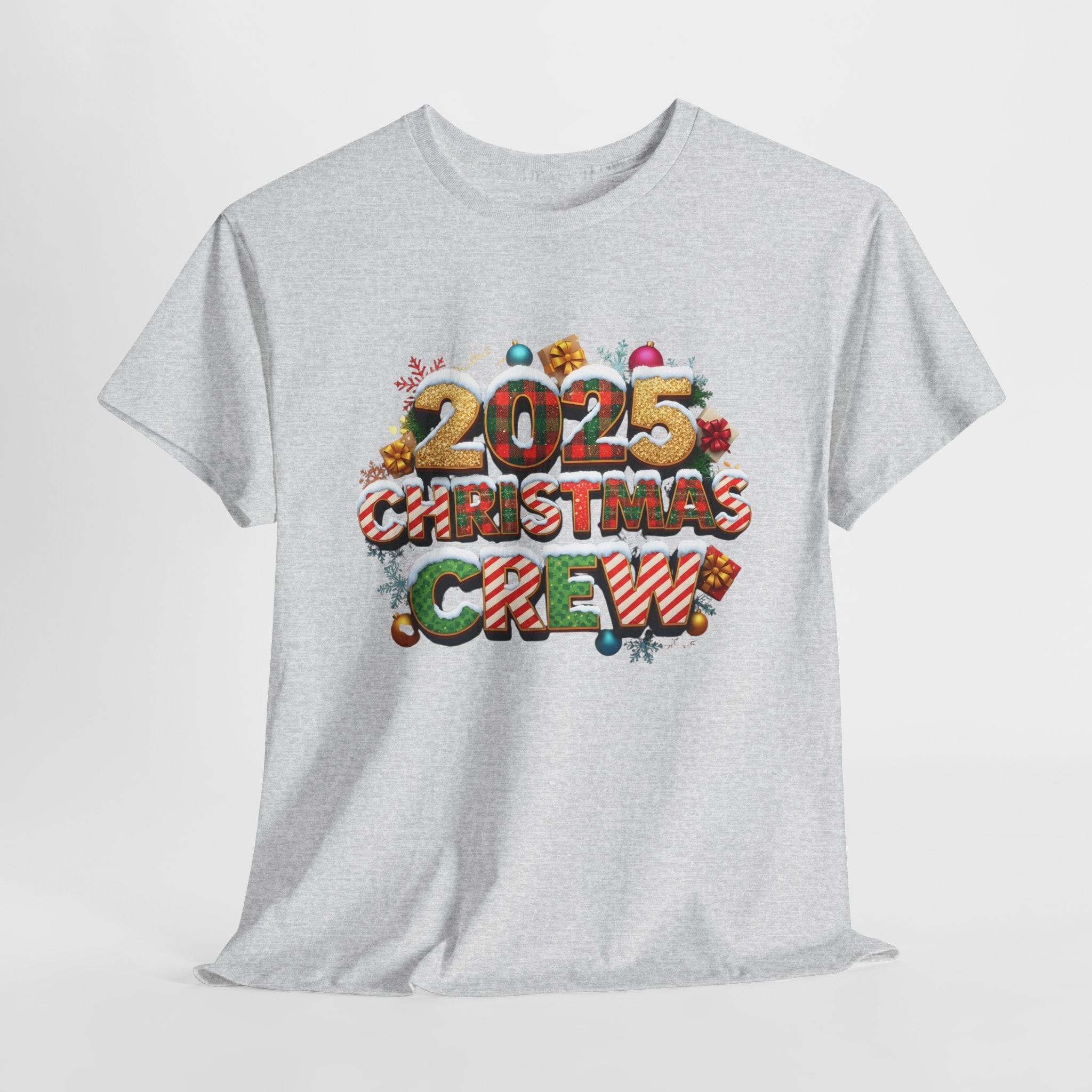 2025 Christmas Crew T-Shirt - Festive Holiday Tee | Matching Family Shirts